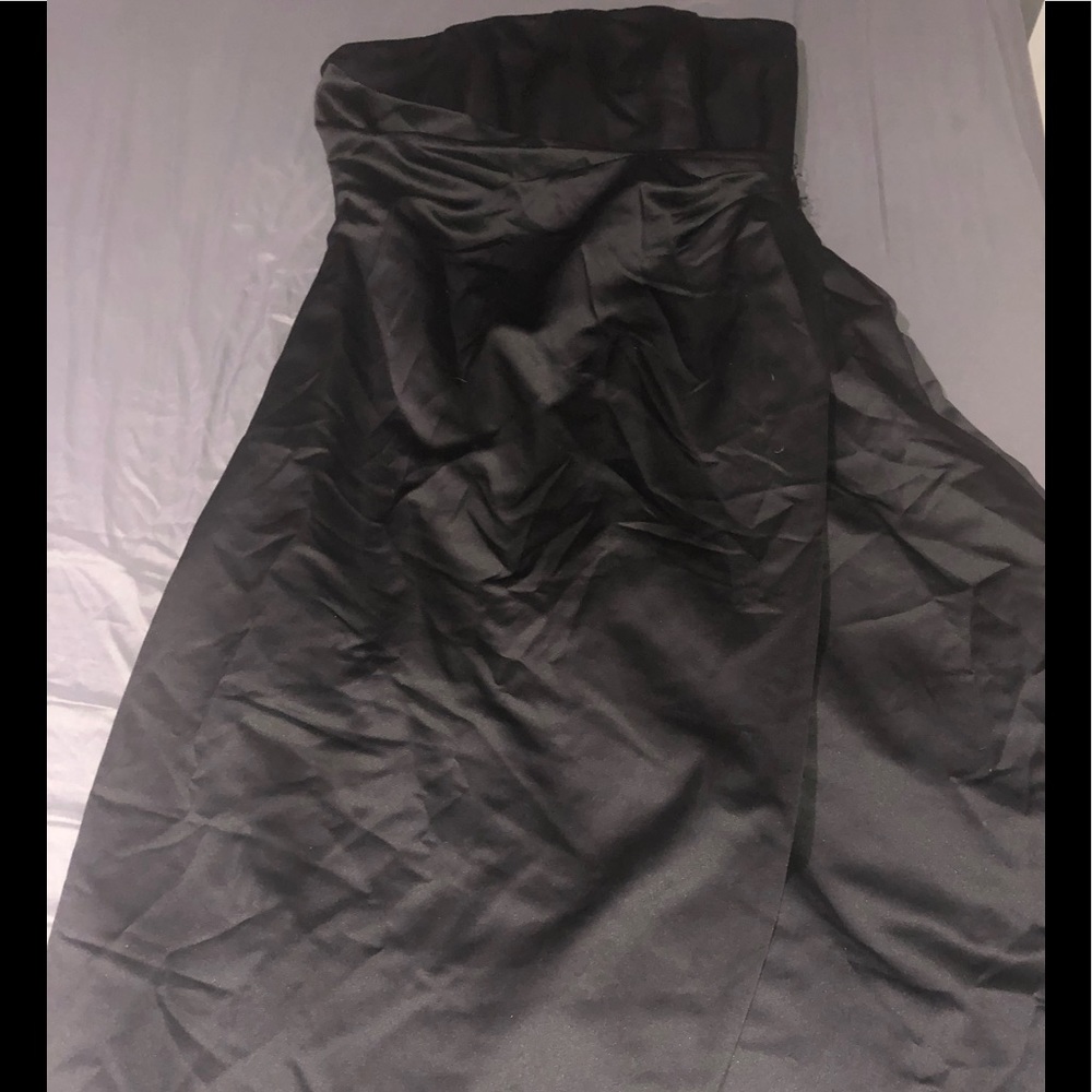 David’s Bridal Sleeveless Black long dress